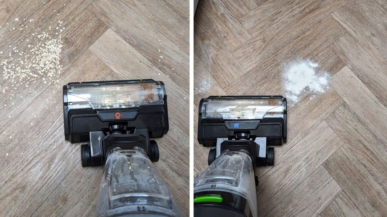 Bissell Crosswave Hydrosteam Pet dry debris laminate