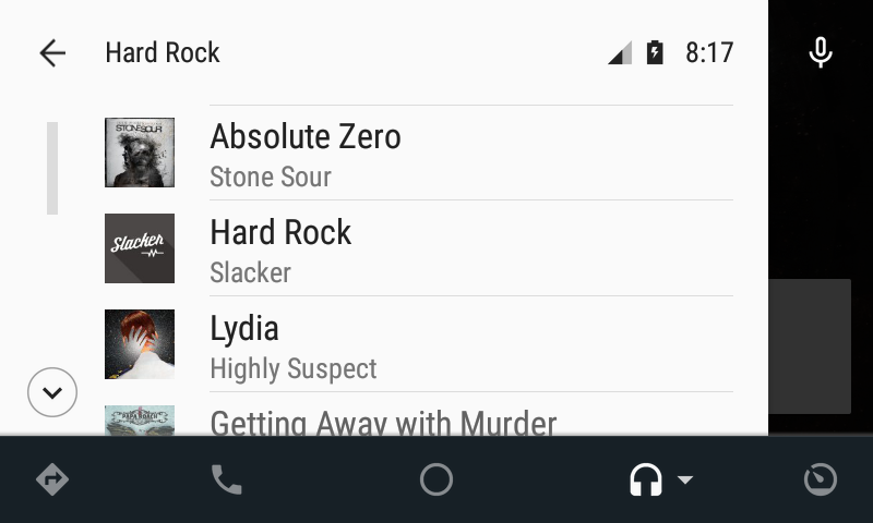 Slacker Radio for Android Auto