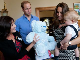 Kate Middleton and Prince George in New Zealand