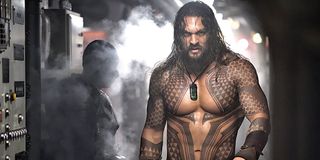 shirtless Jason Momoa in Aquaman