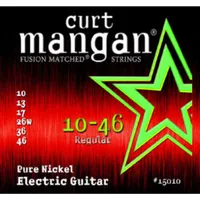 Curt Mangan Electric Guitar StringsNickel plated with hex core | Uncoated Curt Mangan Electric Guitar StringsNickel plated with hex core | Uncoated