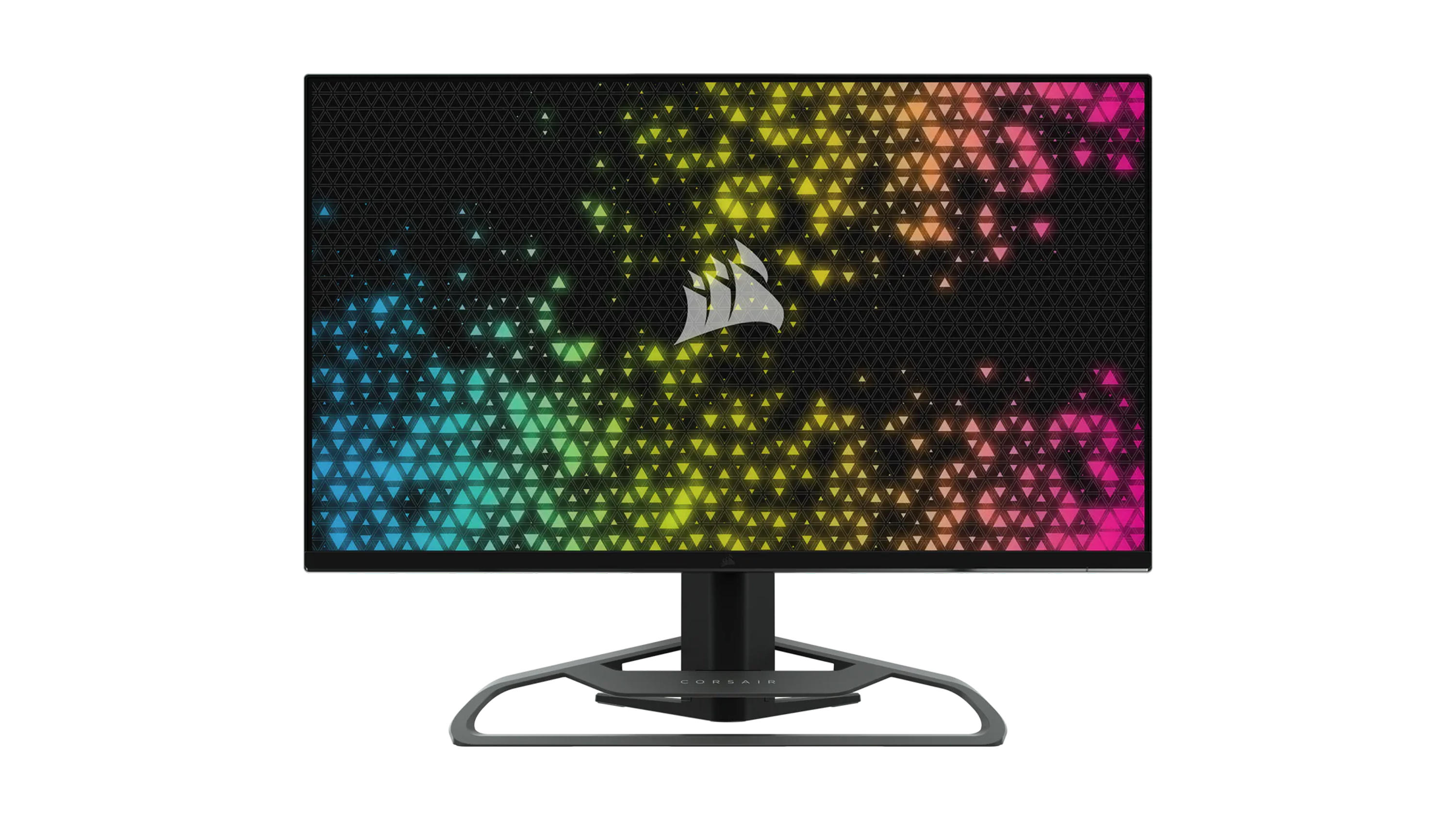 Corsair Xeneon 32QHD165 against a white background