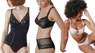 Composite image of lingerie