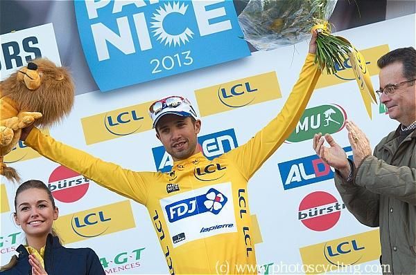 Nacer Bouhanni (FDJ) in yellow