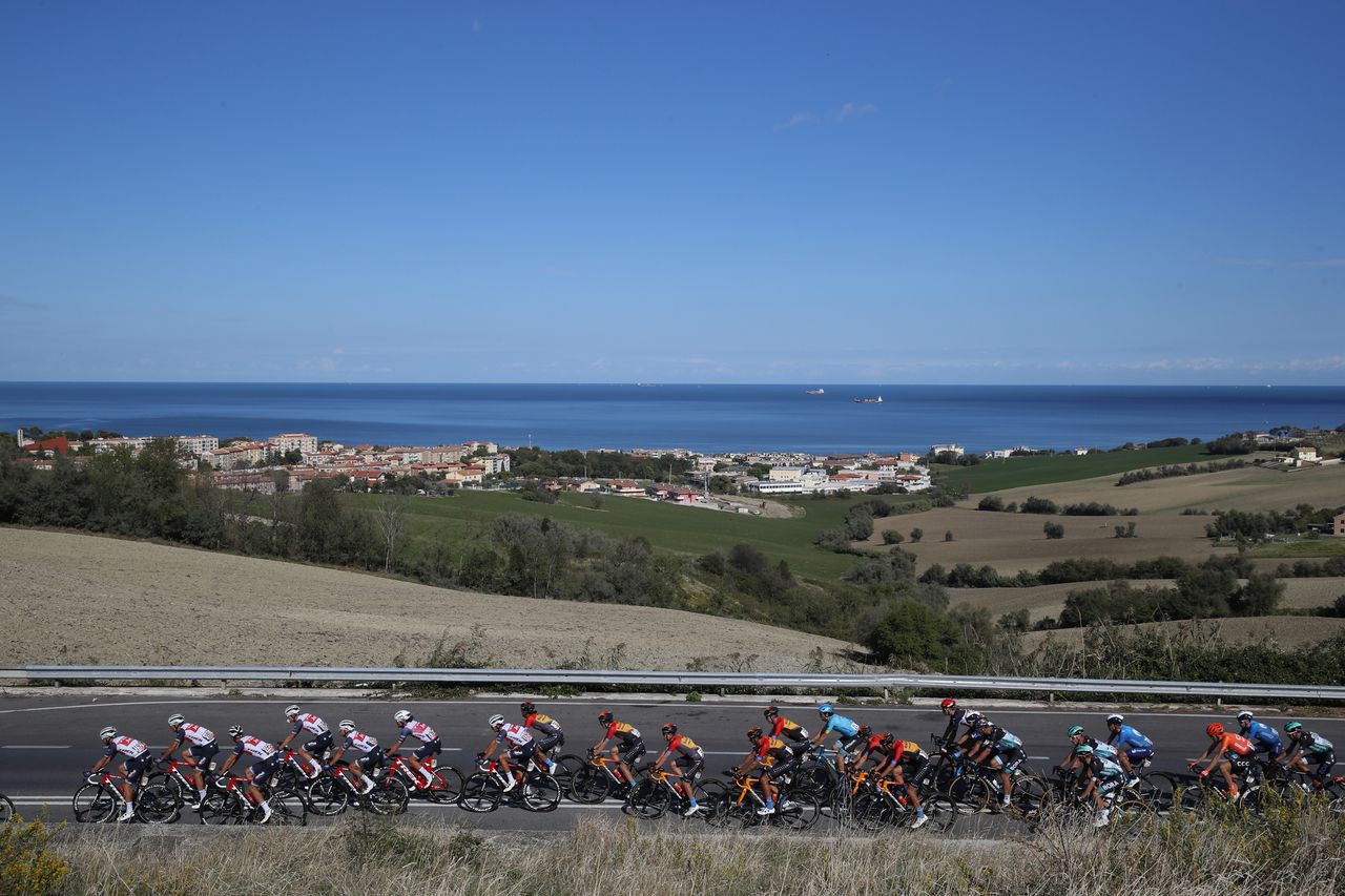 Giro dItalia 2020 103th Edition 11th stage Porto SantElpidio Rimini 182km 14102020 Scenery photo Luca BettiniBettiniPhoto2020