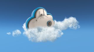 Conceptual image of security in cloud storage