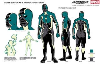 Silver Surfer: Ghost Light character design