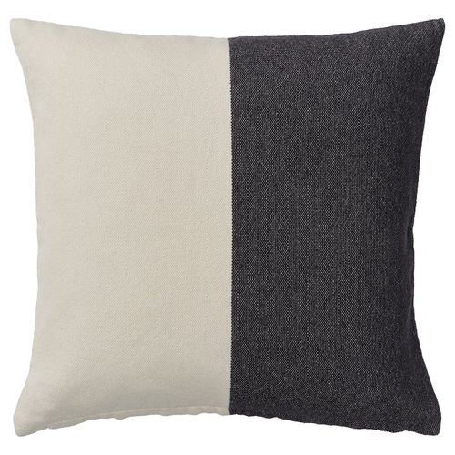 Soluppg&Aring;ng Cushion Cover - Black/beige 20x20 "