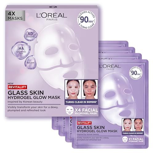 Glass Skin Hydrogel Glow Mask &ndash; 4 Pack