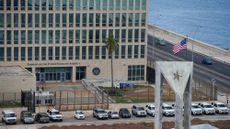 The American embassy in Havana, Cuba