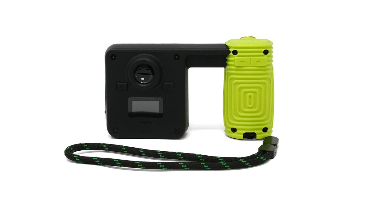 The Nocs Provisions Portal AFN7 Adventure Camera on. awhite background
