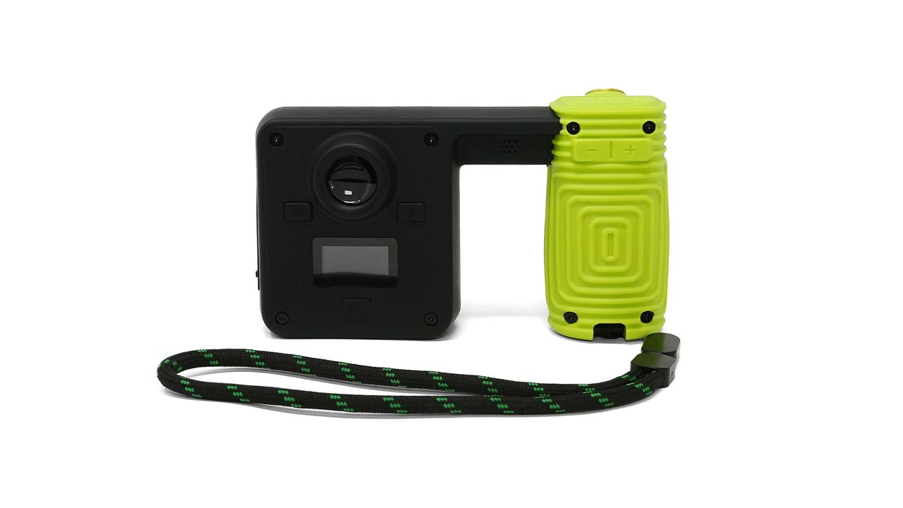 The Nocs Provisions Portal AFN7 Adventure Camera on. awhite background