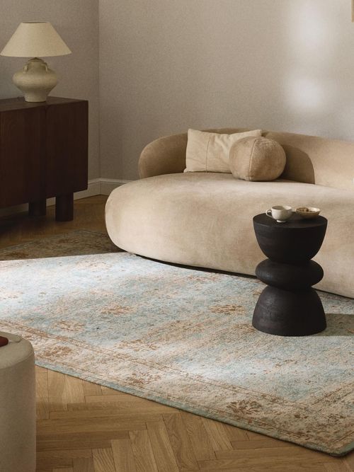 Hand-Woven Chenille Rug Rimini 
