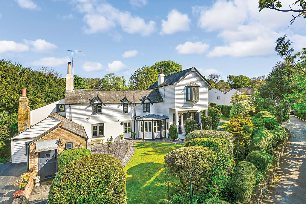 House for sale for around £1 million: Glenhill Cottage, Walmer, Deal, Kent.