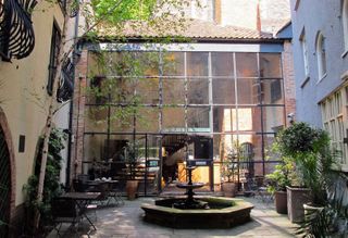 courtyard with natural light