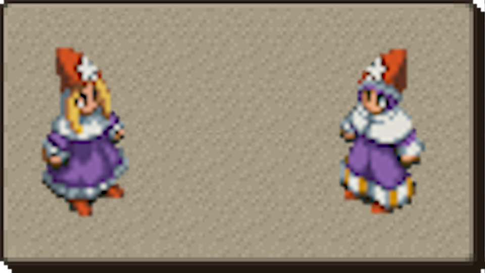 fft job sprite art on beige background