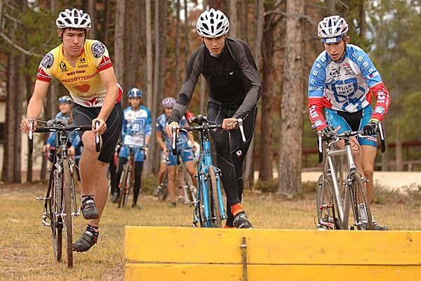 Taylor Phinney finds a new sport-synchronized barrier jumping.
