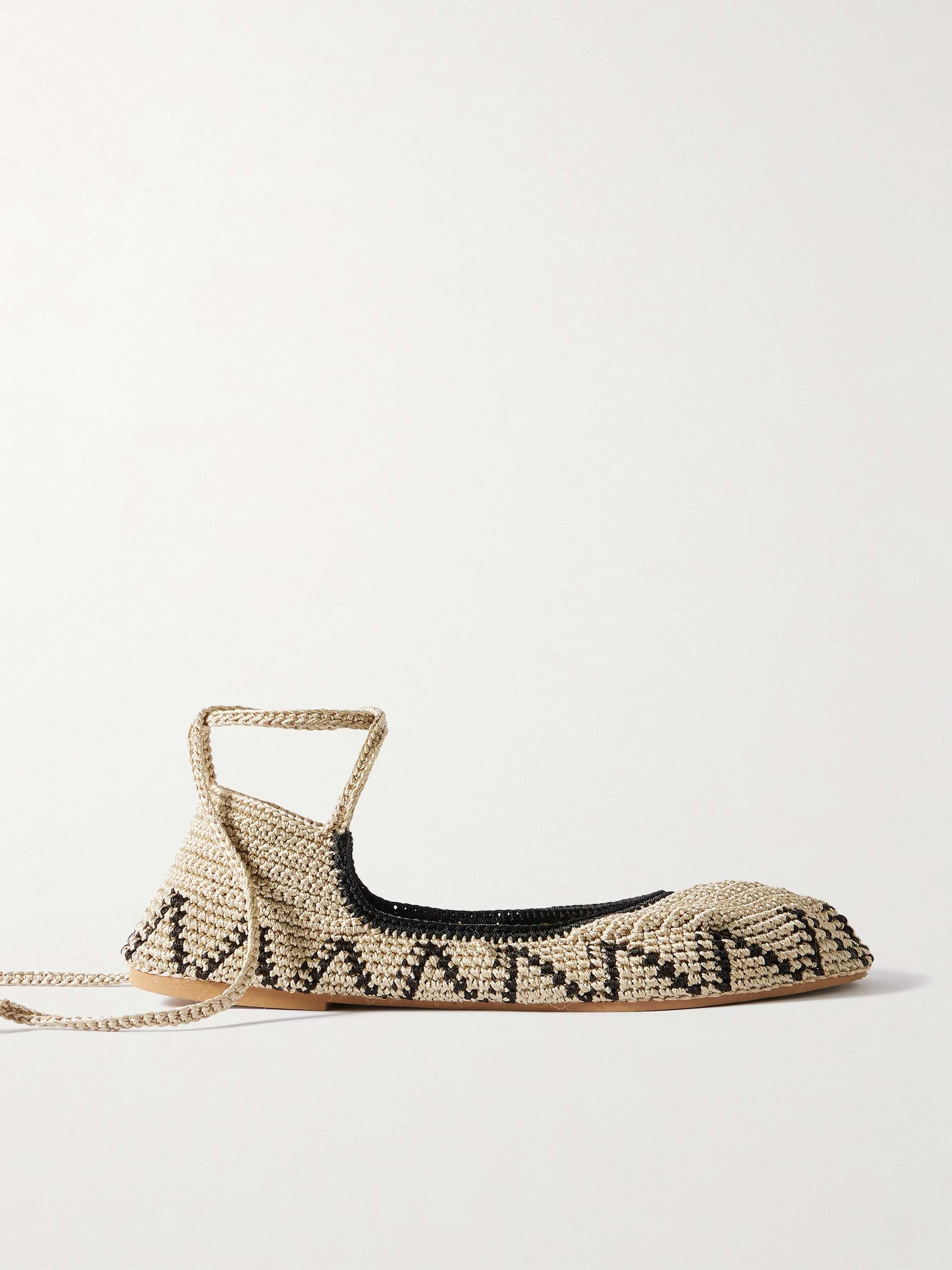 Crocheted Ballet Flats