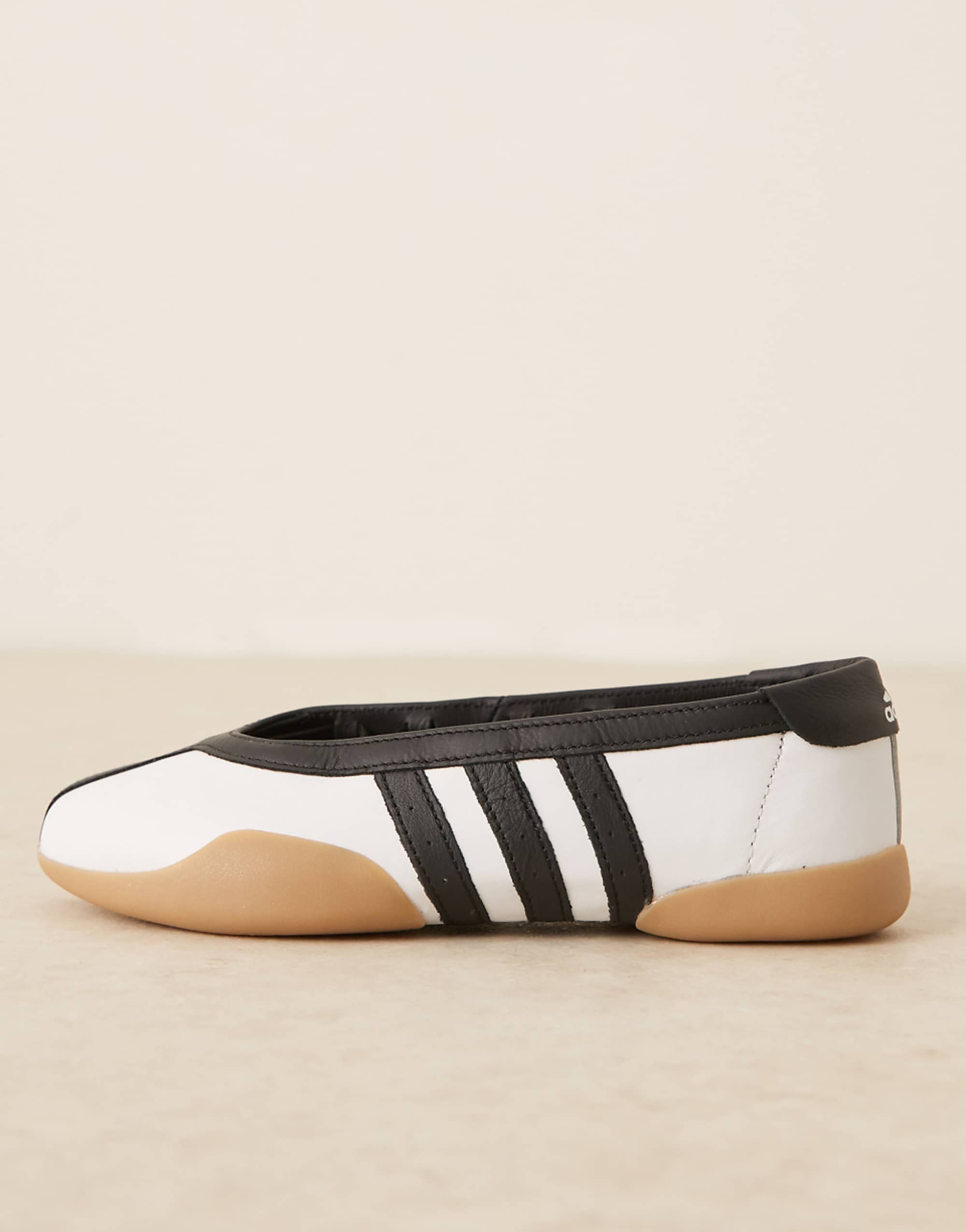 Adidas Originals Taekwondo Mei Ballet Trainers in White and Black