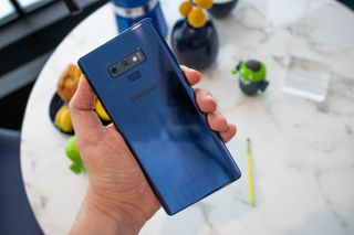 The Note 9 looks very similar to the Note 8 other than its fingerprint scanner position