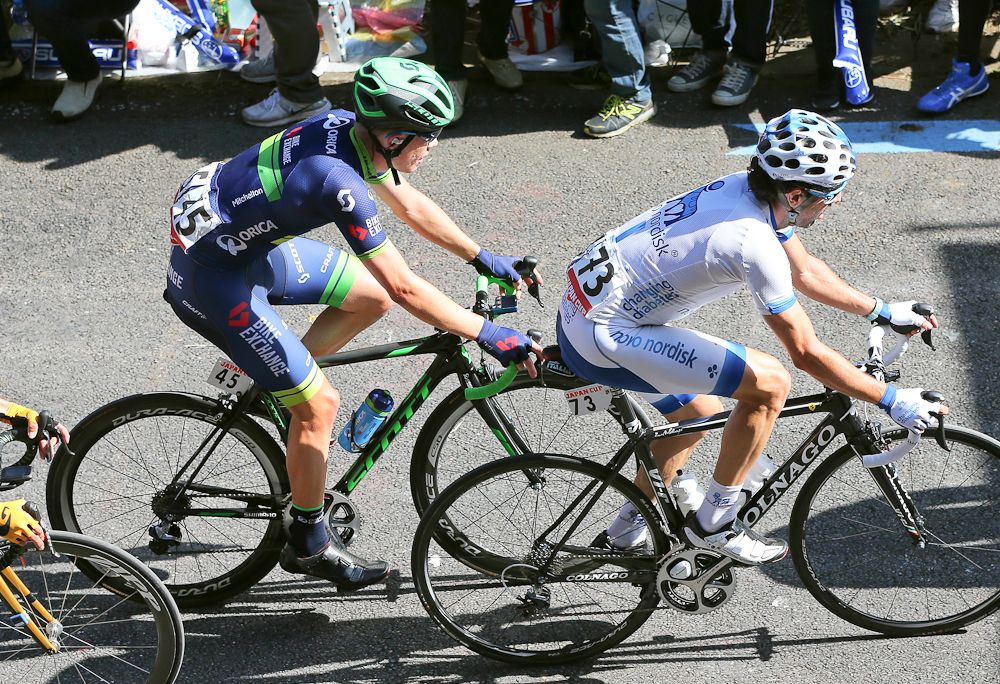Nick Schultz was a trainee with Orica-BikeExchange in 2016