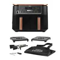 Ninja  Deluxe Black & Copper Edition Foodi MAX Dual Zone Air Fryer