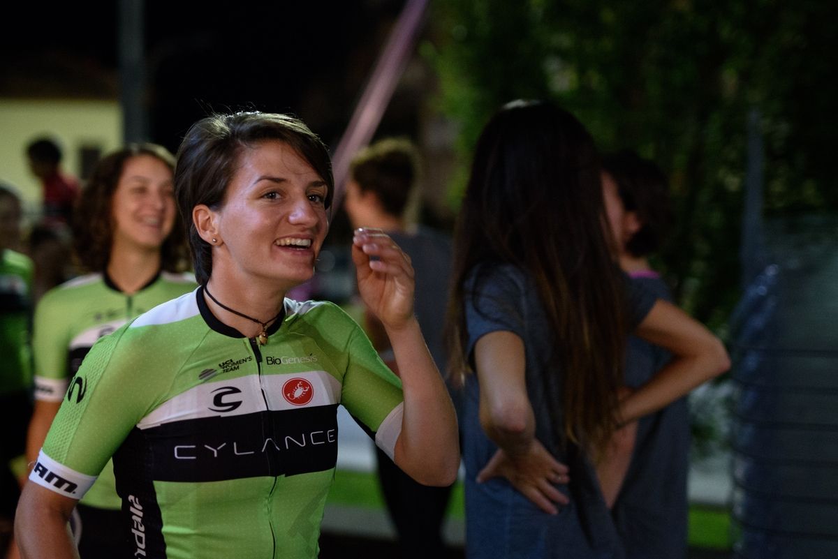Valentina Scandolara (Cylance) with her rose
