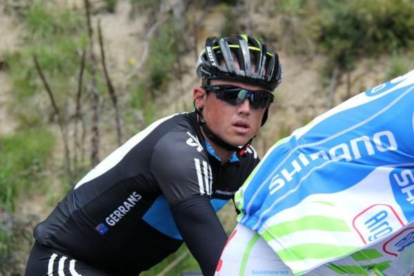 GreenEdge's Sky recruit, Simon Gerrans during a training ride