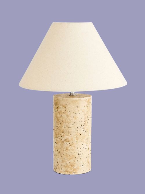 Ivy Marble Effect Table Lamp 