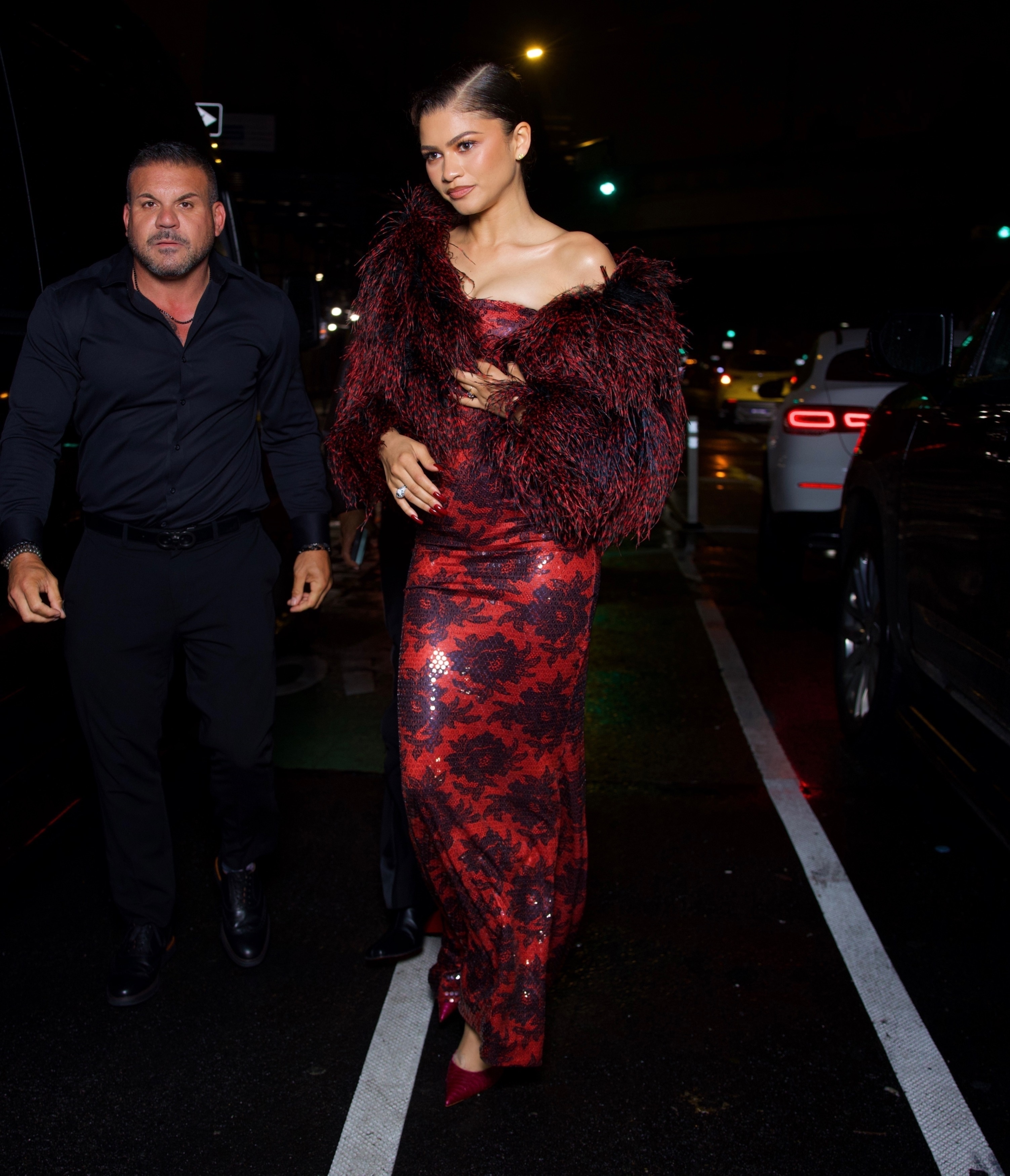 Zendaya attended a 2025 Met Gala after party in a vintage dress