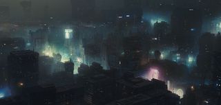 City scene from Blade Runner 2049