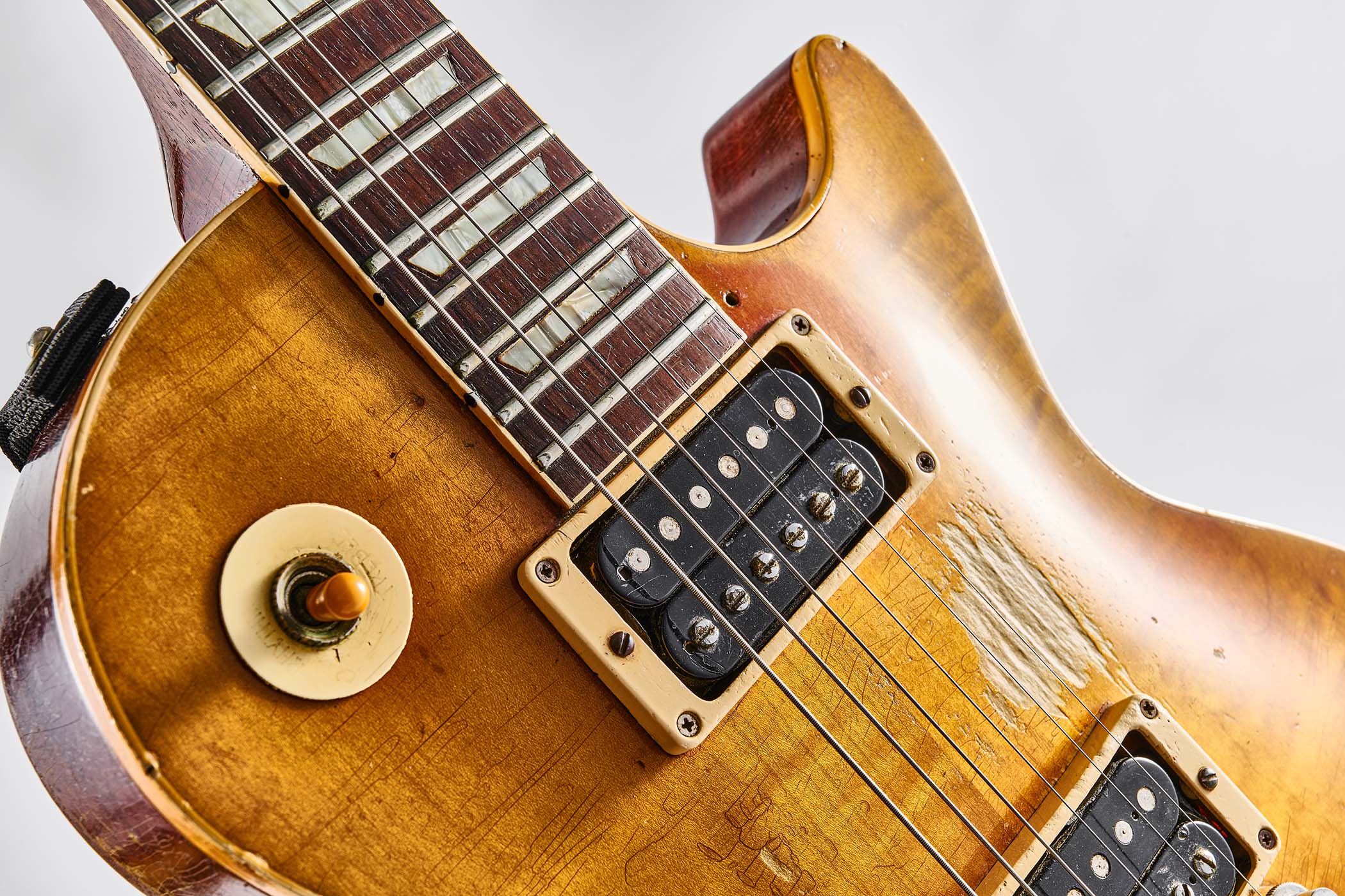 Gary Moore&#039;s 1959 Gibson Les Paul Standard &#039;Stripe&#039;: played hard, well-loved, and now up for private sale, Stripe has some of the coolest battlescars you will see on a guitar