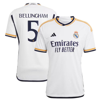 Real Madrid 2023/24 Home Shirt with Bellingham 5 printing