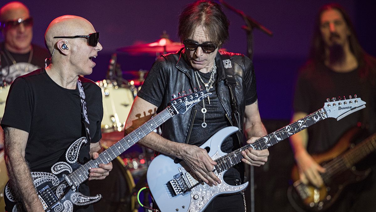 Steve Vai and Joe Satriani