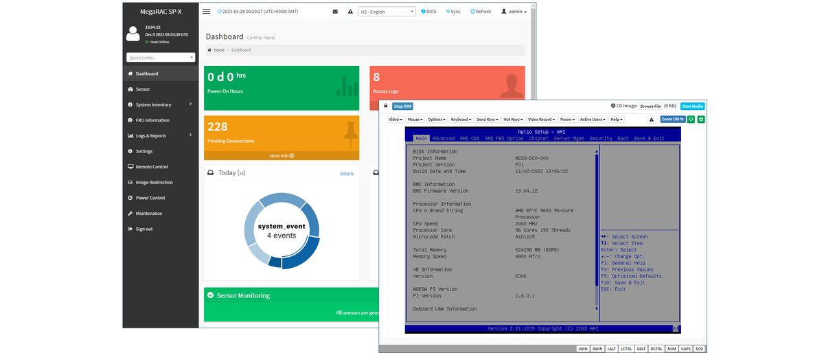 The Boradberry dashboard