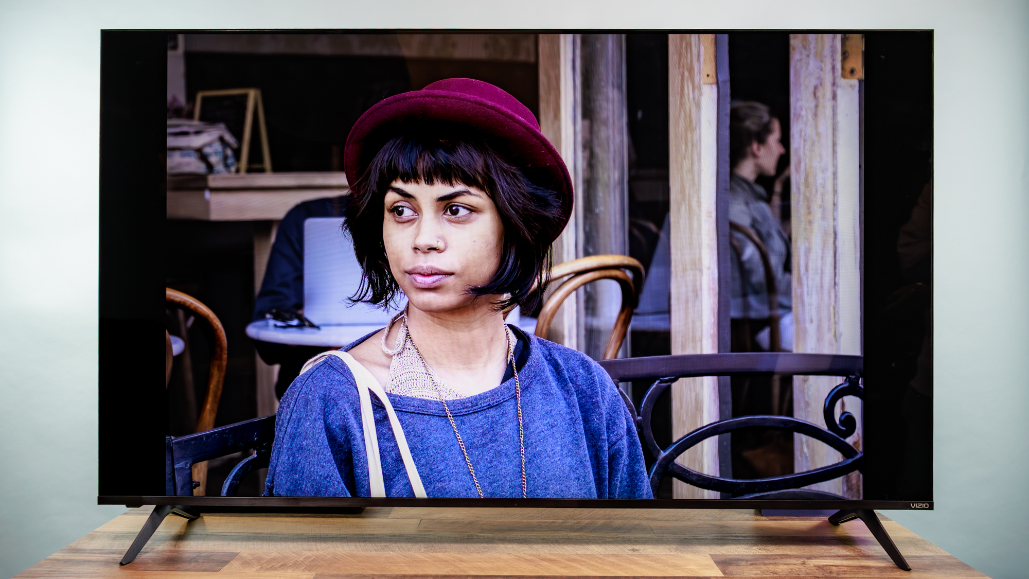 Vizio Mini LED Quantum 4K Smart TV on a table