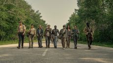 A group of teenage boys compete in an annual contest in new film "The Long Walk," where they must maintain a certain walking speed or get shot. Directed by Francis Lawrence based on the book by Stephen King.