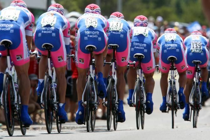 The Lampre team in 2009