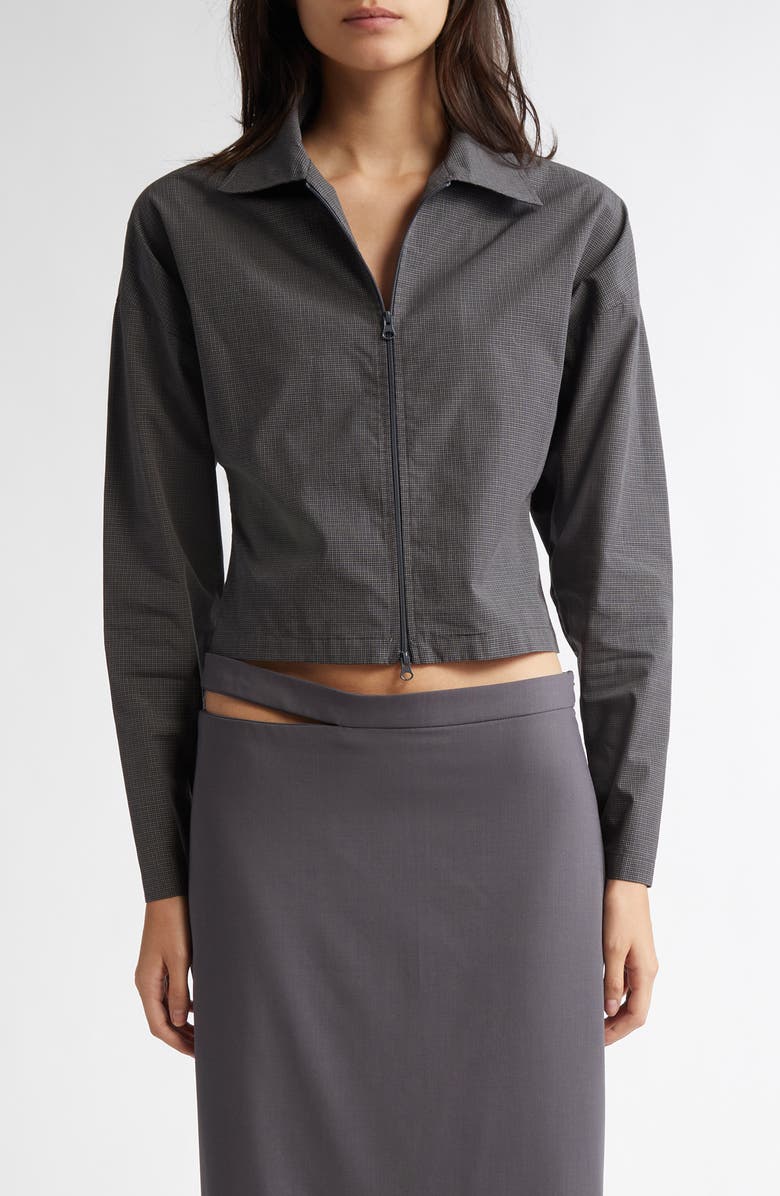 Faye Organic Cotton Crop Shirt Jacket