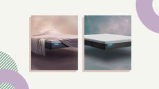 A composite image of two of the best Simba mattress deals in July 2023.