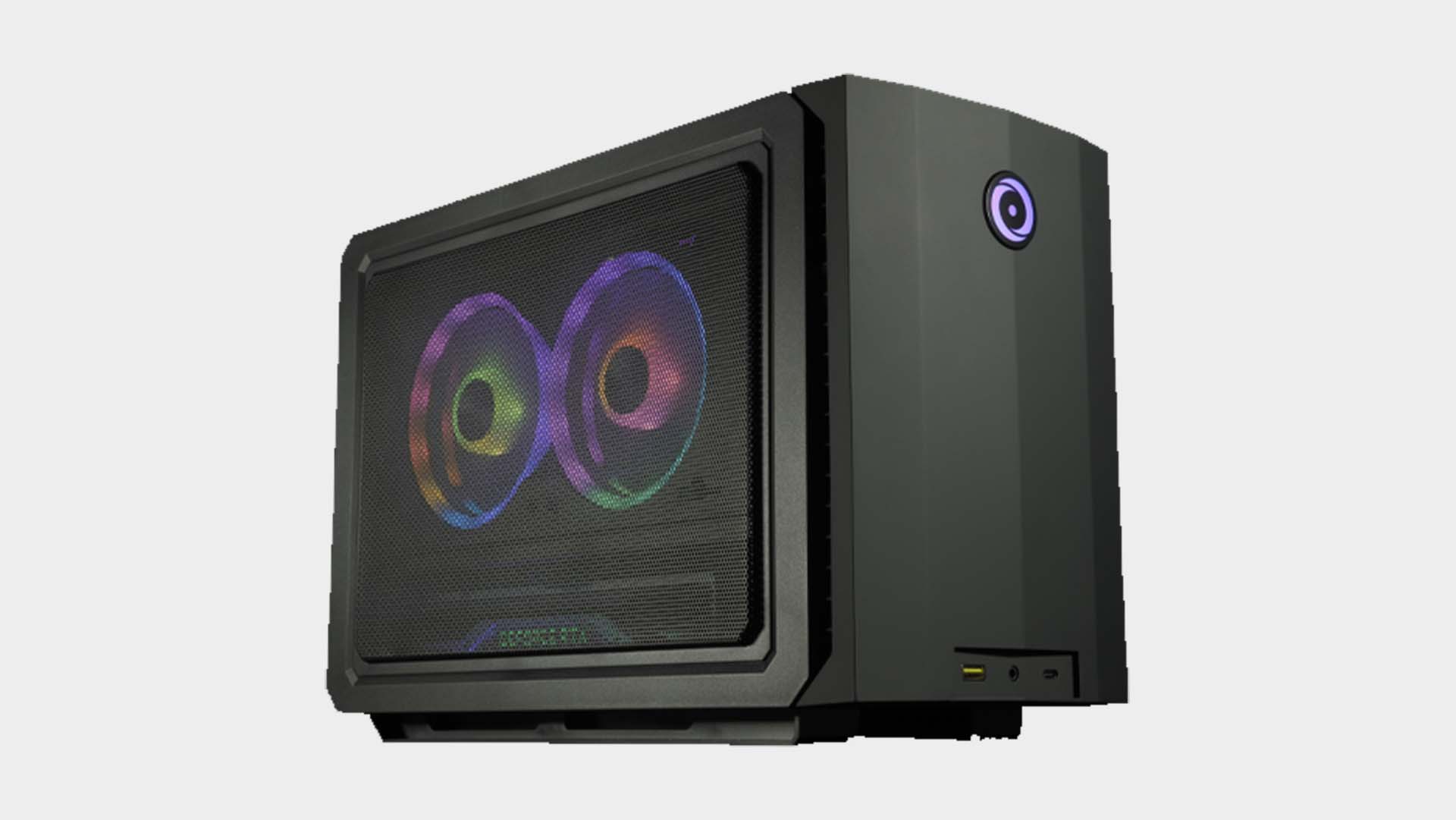 Origin Chronos gaming PC from the front