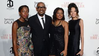 Forest Whitaker and Keisha Nash with their children