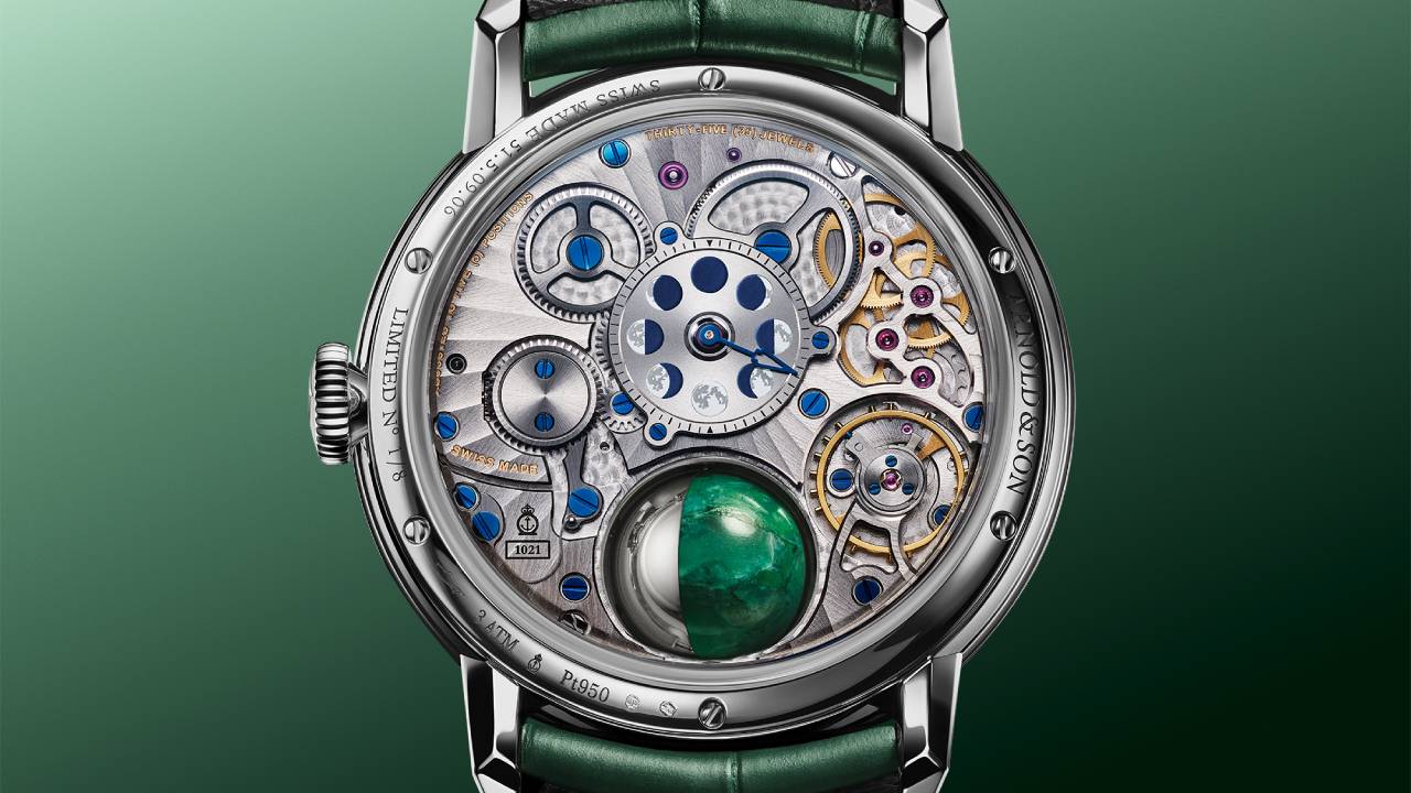 Arnold &amp;amp; Son Luna Magna Platinum Dragon Verdite