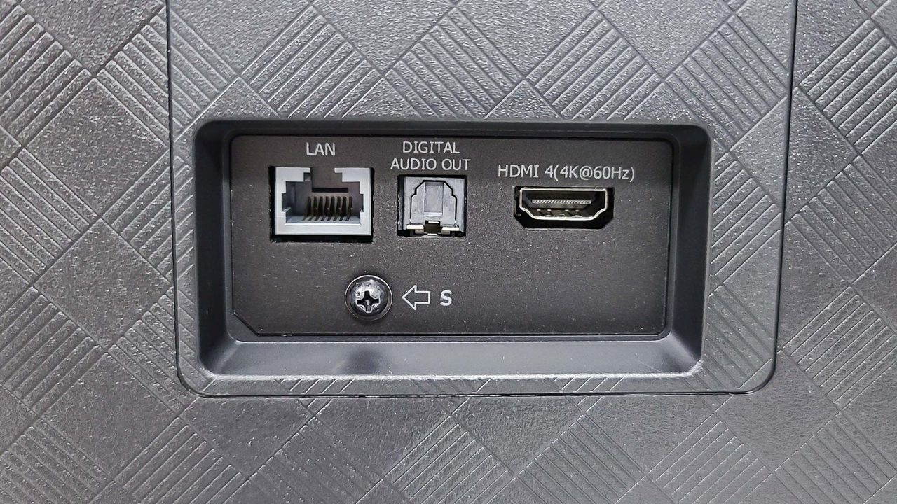 Hisense U6H TV ports