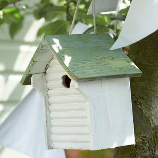 vintage garden birdhouse