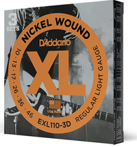 D'Addario EXL110-3D Nickel Wound: was $16.99,