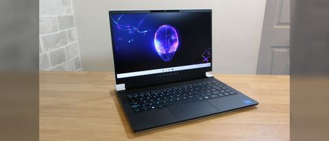 Alienware x14 (21 by 9)_laptop open, front facing