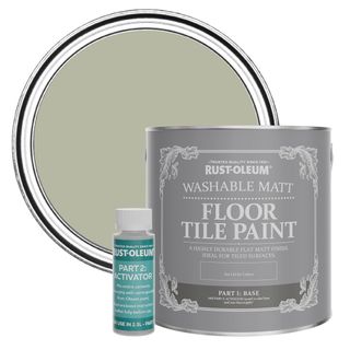 Rust-Oleum Floor Tile paint in the shade Tanglewood 