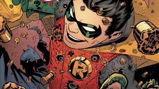 Damian Wayne with powers in DC comics