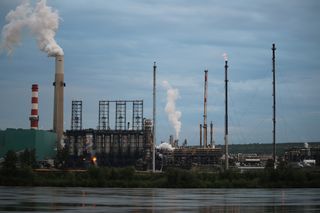 tar sands, tailing ponds, Alberta